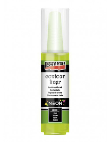 NEON CONTOUR LINER - GREEN - 20ml - PENTART