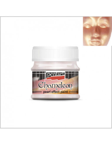 ACRYLIC PEARL CHAMELEON - ROSE GOLD - 50ml - PENTART