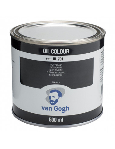 OIL - IVORY BLACK (701) - 500ml - VAN GOGH