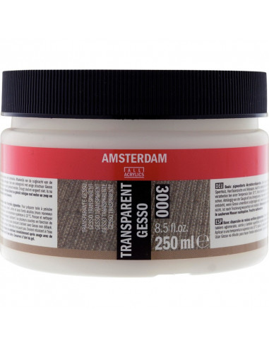 TRANSPARENT GESSO - 250ml - AMSTERDAM