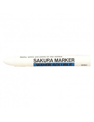 MARKER WATER SOLUBLE - WHITE - 1.5mm - SAKURA