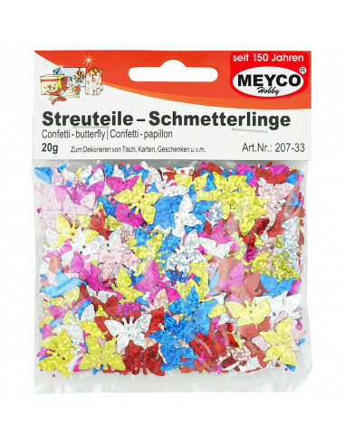 CRAFTING BUTTERFLIES - ASSORTED COLOURS - 20gr - MEYCO