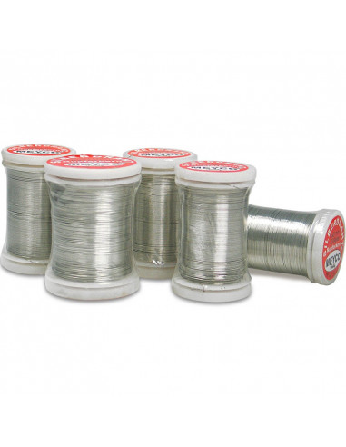 WIRE SILVER COATED ON A BOBBIN - 0.30mm x 100m - MEYCO