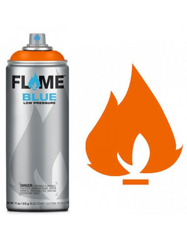 FLAME BLUE - FLUO ORANGE - 400ml