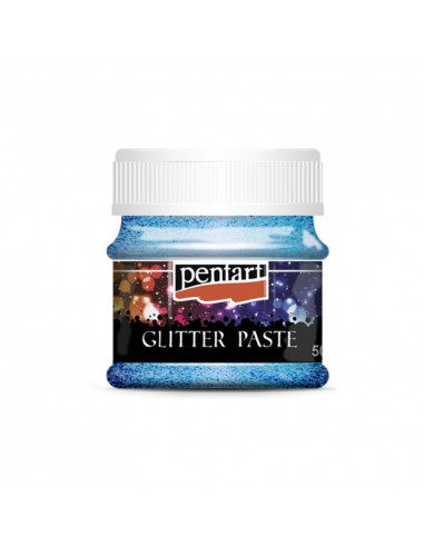 GLITTER PASTE - LIGHT BLUE - 50ml - PENTART