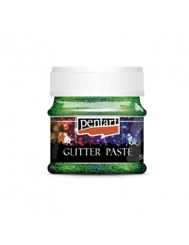 GLITTER PASTE - GREEN - 50ml - PENTART