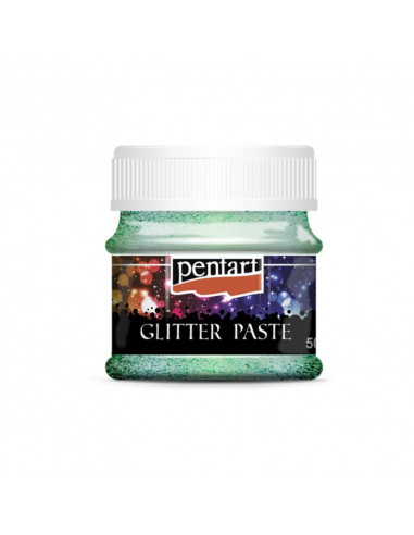 GLITTER PASTE - LIGHT GREEN - 50ml - PENTART