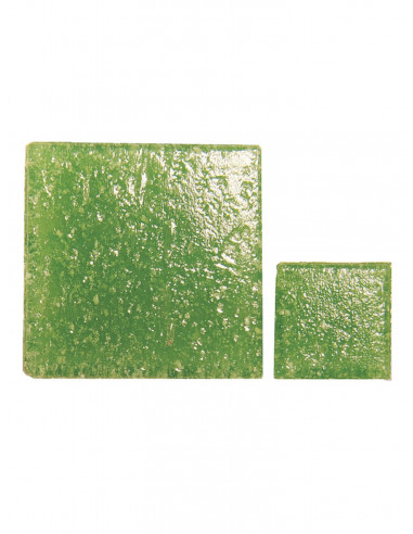 JOY GLASS - GREEN LIME - 10x10x4mm - MOSAIKSTEIN