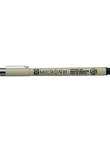 PIGMA MICRON PEN 01- BLACK - 0.25mm - SAKURA