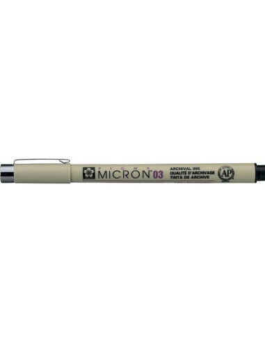 PIGMA MICRON PEN 03 - BLACK - 0.35mm - SAKURA
