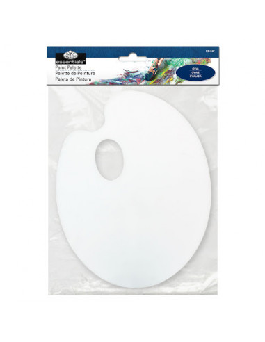 ACRYLIC PALETTE OVAL 17,5X21,5cm - Royal & Langnickel