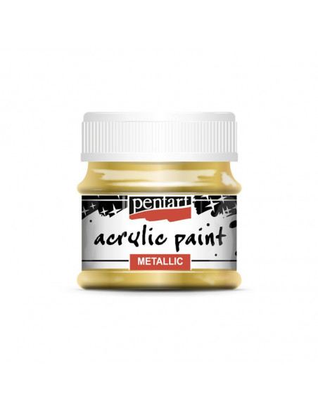Pentart 60ml Gold Creamy Metallic Acrylic Paint