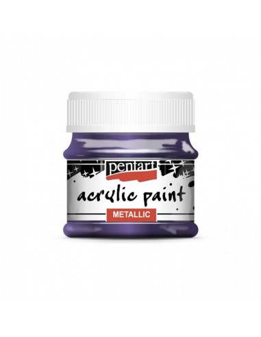 ACRYLIC METALLIC - SILVER PURPLE - 50ml - PENTART