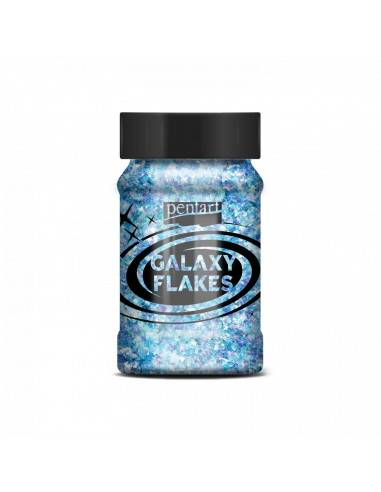 GALAXY FLAKES - URANUS BLUE - 15gr - PENTART