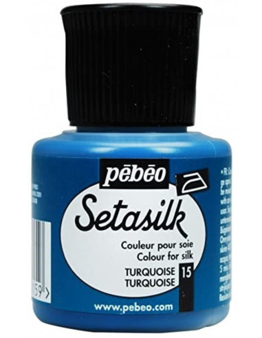 COLOR FOR SILK - TURQUOISE - 45ml - PEBEO