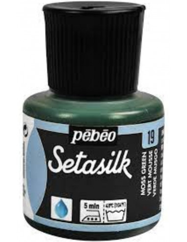 COLOR FOR SILK - MOSS GREEN - 45ml - PEBEO