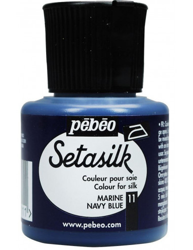 COLOR FOR SILK - NAVY BLUE - 45ml - PEBEO