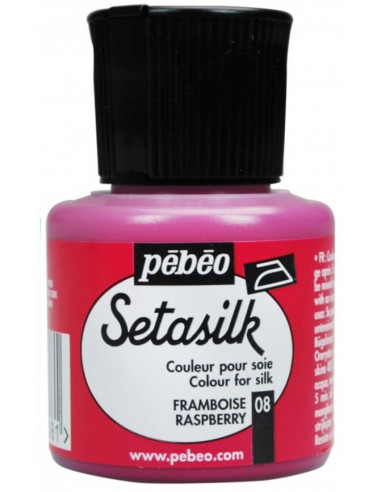 COLOR FOR SILK - STRAWBERRY - 45ml - PEBEO