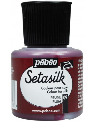 COLOR FOR SILK - PLUM - 45ml - PEBEO