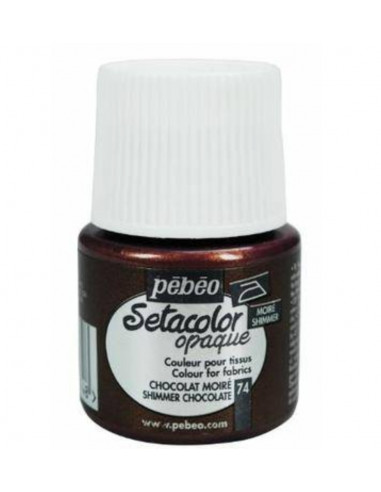 COLOR FOR FABRIC - SHIMMER CHOCOLATE - 45ml - PEBEO