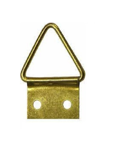 TRIANGLE PICTURE FRAME HANGER - GOLD No2 - 10pcs - KARLAS