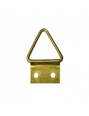 TRIANGLE PICTURE FRAME HANGER - GOLD No1 - 10pcs - KARLAS