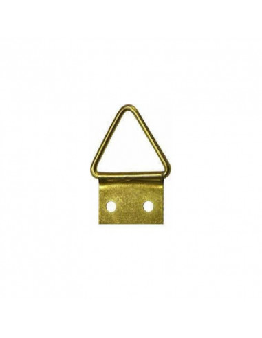 TRIANGLE PICTURE FRAME HANGER - GOLD No0 - 10pcs - KARLAS