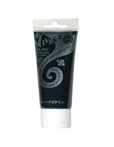 ACRYLIC - BLACK - 60ml - STAMPERIA