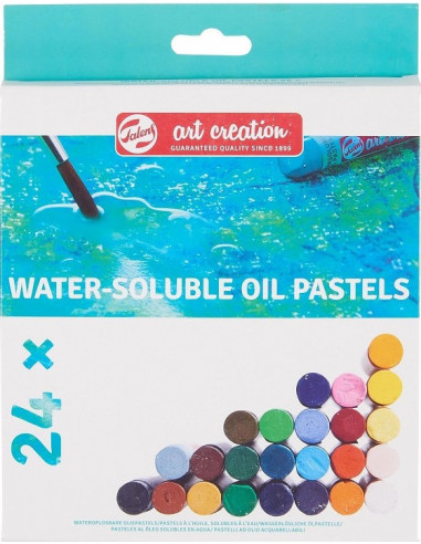 OIL PASTEL SET WATER SOLUBLE - 24pcs - ART CREATION