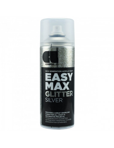 SPRAY - EASY MAX GLITTER SILVER - 400ml