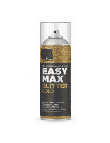 SPRAY - EASY MAX GLITTER GOLD - 400ml
