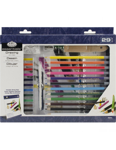 SKETCHING & PAINTING SET - 29pcs - Royal & Langnickel