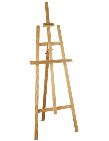 TRIPOD PINE EASEL - I LOVE ART