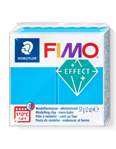 FIMO EFFECT - TRANSLUCENT BLUE - 57gr - STAEDTLER