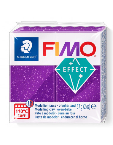 FIMO EFFECT - GLITTER PURPLE - 57gr - STAEDTLER