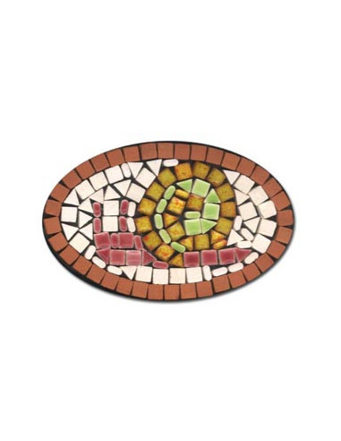 KIT FOR MOSAIC ON A MAGNETIC BASE - SNAIL - ALEA MOSAIC