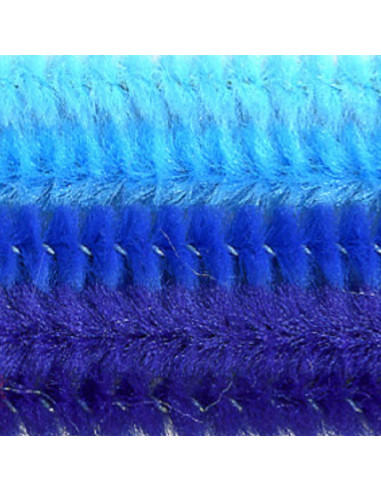 PIPE CLEANERS - SHADES OF BLUE - 25pcs - MEYCO