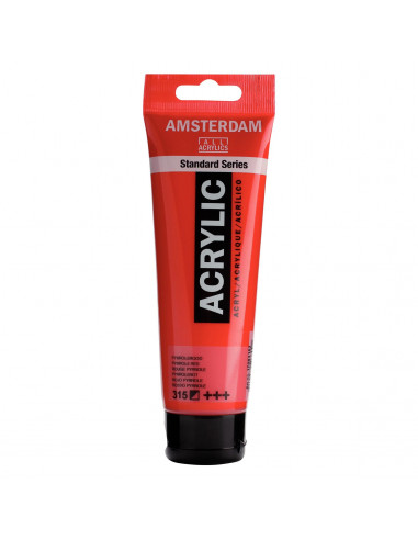 ACRYLIC - PYRROLE RED ( 315 ) - 120ml - AMSTERDAM