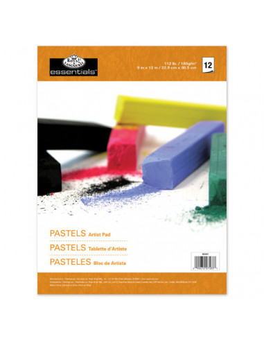 PASTEL BLOCK - 22.9x30.5cm - 180gr - 12 SHEETS - Royal & Langninckel