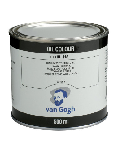 OIL - TITANIUM WHITE (105) - 500ml - VAN GOGH