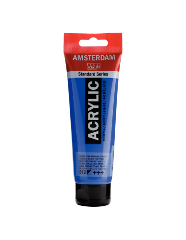 ACRYLIC - COBALT BLUE ULTRAMARINE ( 512 ) - 120ml - AMSTERDAM