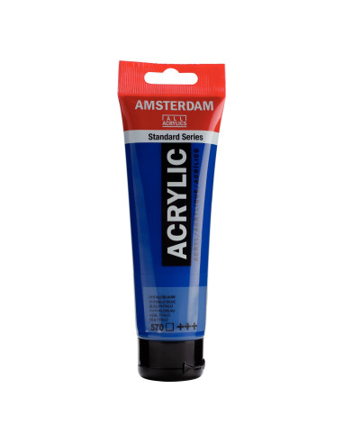 ACRYLIC - PHTHALO BLUE ( 570 ) - 120ml - AMSTERDAM