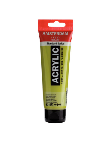 ACRYLIC - OLIVE GREEN LIGHT ( 621 ) -120ml - AMSTERDAM