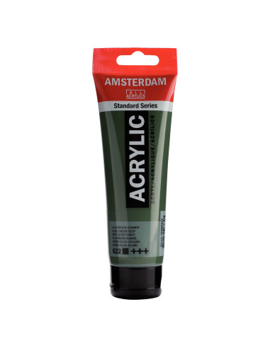 ACRYLIC - OLIVE GREEN DEEP ( 622 ) -120ml - AMSTERDAM