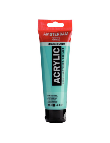 ACRYLIC - TURQUOISE GREEN ( 661 ) -120ml - AMSTERDAM