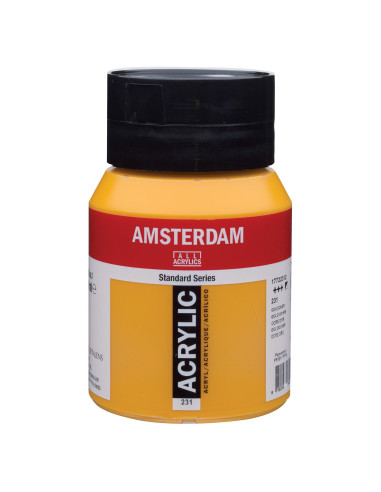 ACRYLIC - GOLD OCHRE ( 231 ) - 500ml - AMSTERDAM