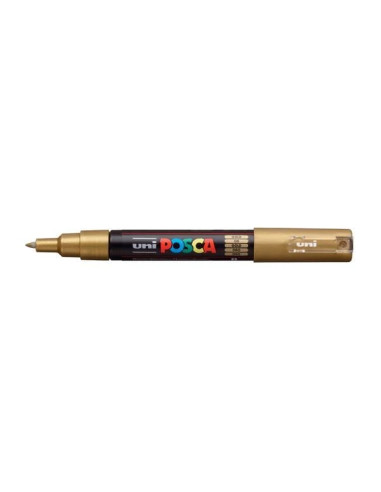 POSCA MARKER - GOLD - 3M (0.9 - 1.3mm) - UNI - BALL