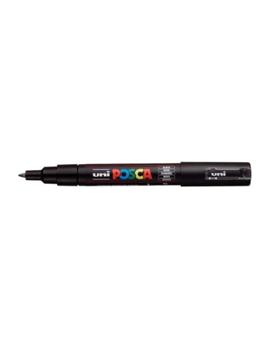 POSCA MARKER - BLACK - 3M (0.9 - 1.3mm) - UNI - BALL