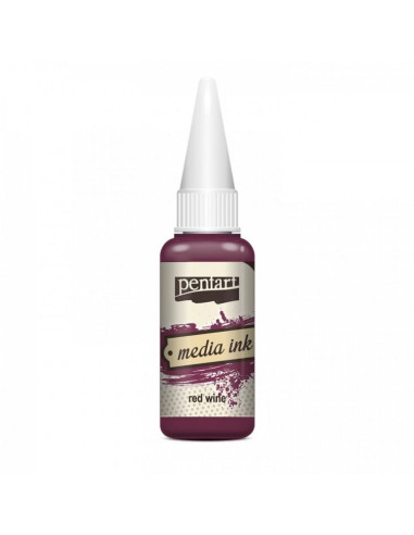 SOLVENT BASED INK - RED WINE - 20ml - PENTART