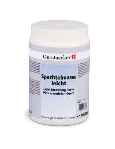 MODELING PASTE - WHITE - LIGHT - 1000ml - GERSTAECKER